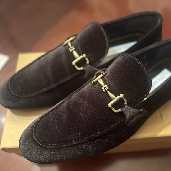 Steve Madden Men\'s Black Velvet Delrayy Loafer main image 5